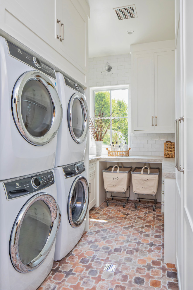 Country laundry room in Orange County.