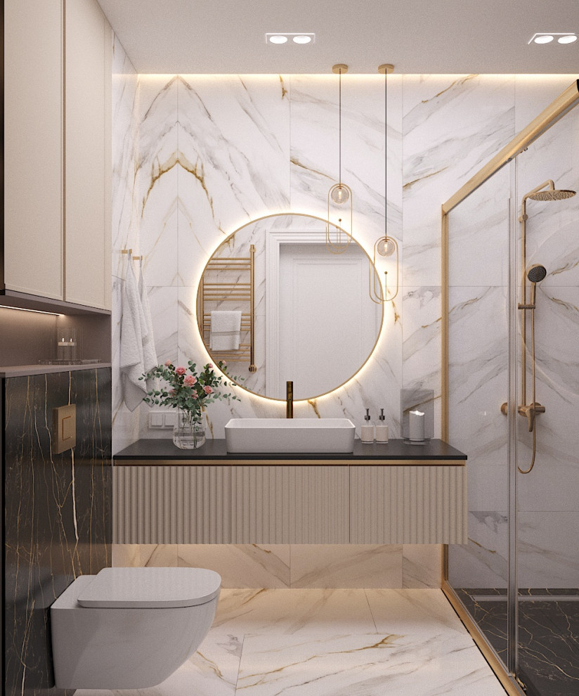 Дизайн проект ванной комнаты