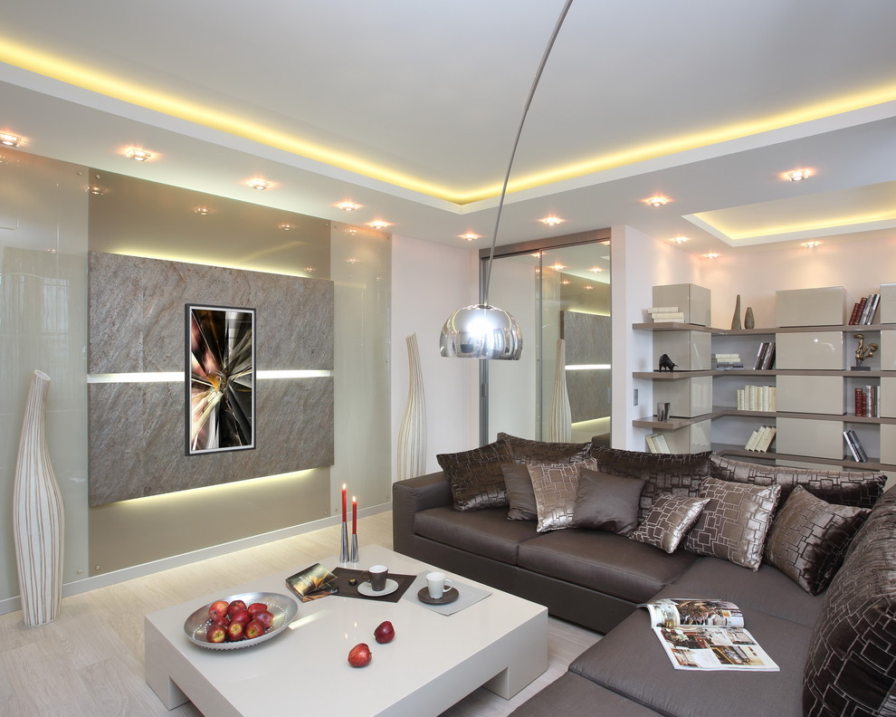 Интерьер квартиры в стиле минимализм с особенным цветовым решением