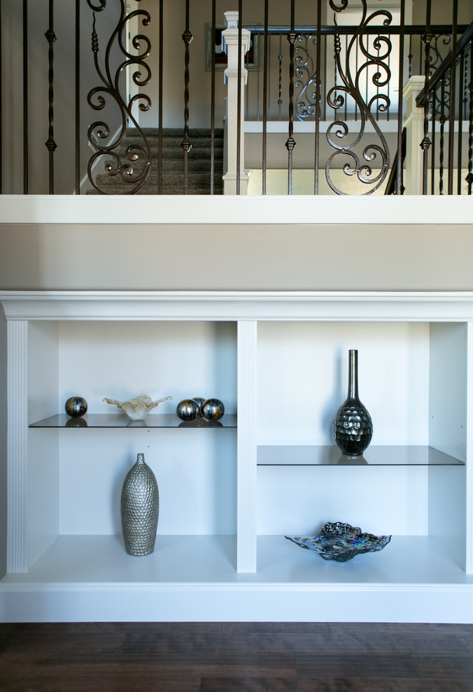 Example of a trendy entryway design in Seattle