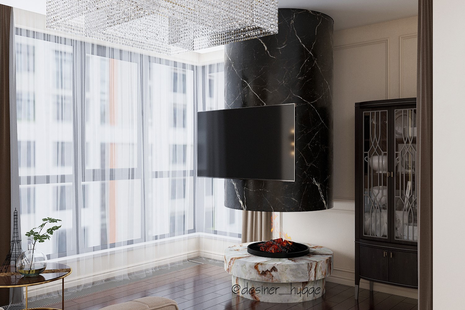 Арт-деко в ЖК "Лахта Плаза"