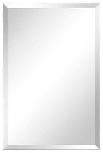 Frameless Beveled Prism Rectangle Wall Mirror 1 Edge 30 Rectangle Wall Mirror 1 Beveled Edge