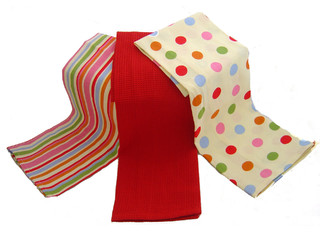 colourful tea towels