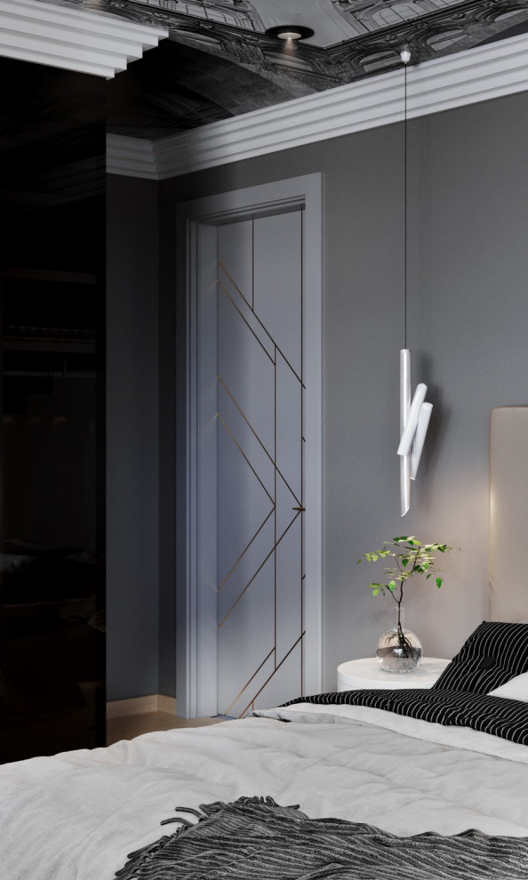 Models in party dresses - дизайн квартиры в стиле лофт и ар-деко, 54 кв.м.