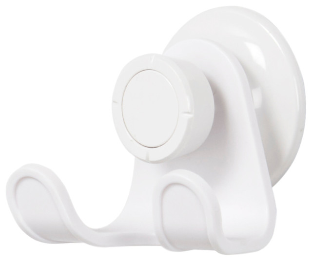 Flex Gel Lock Double Shower Hook Contemporary Wall Hooks by Umbra