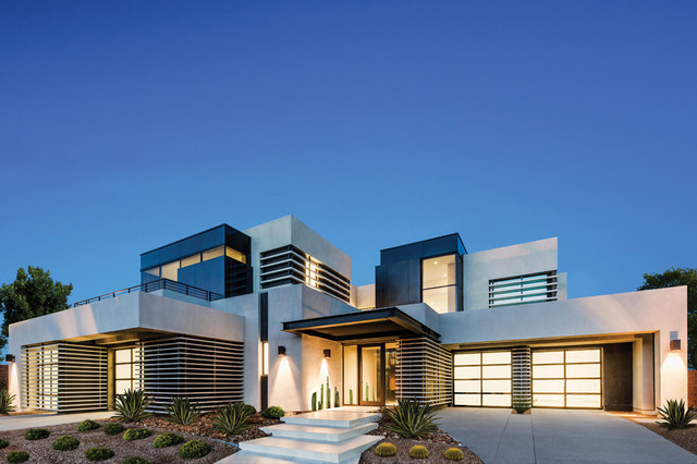 Custom Design - Elevation - The Ridges modern-haeuser