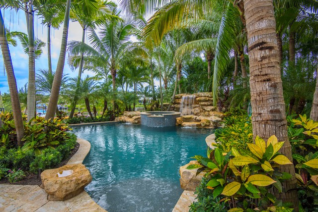 Spyglass tropicale-piscina