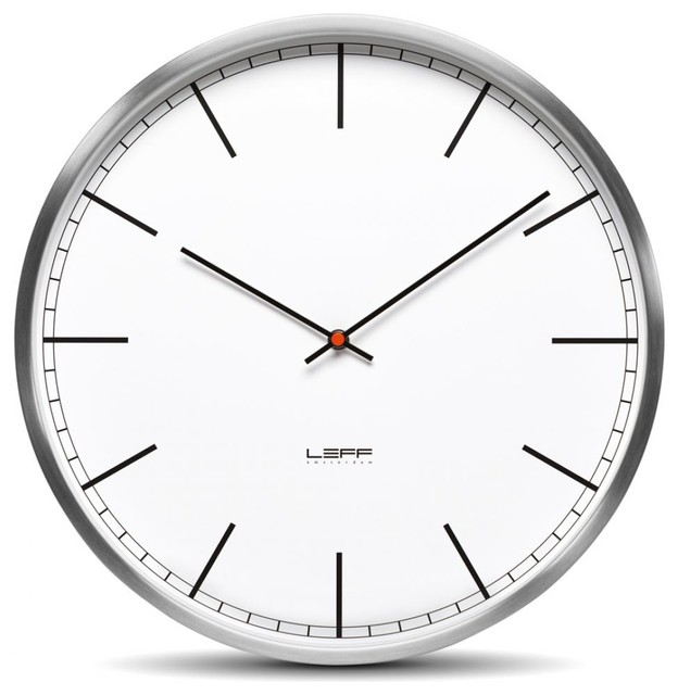 One Clock Without Numbers Contemporary Wall Clocks By Naken