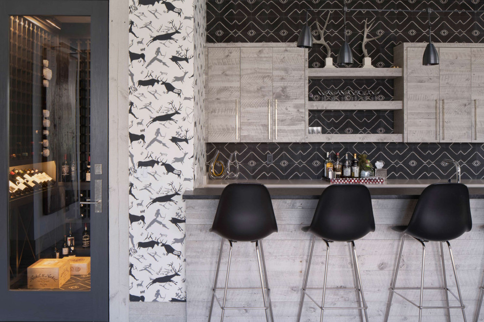 Rustic Zen 1 - Rustic - Home Bar - Other - by Locati Architects