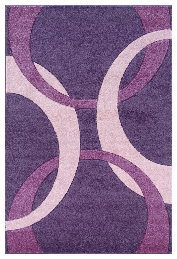 Corfu Collection Purple And Baby Pink 8 X 10.3