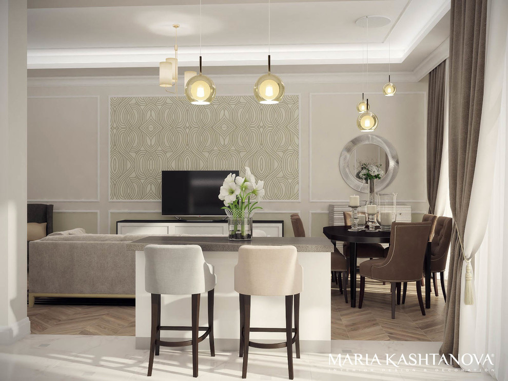 Элегантный интерьер в клубном «Доме в Лавровом переулке»