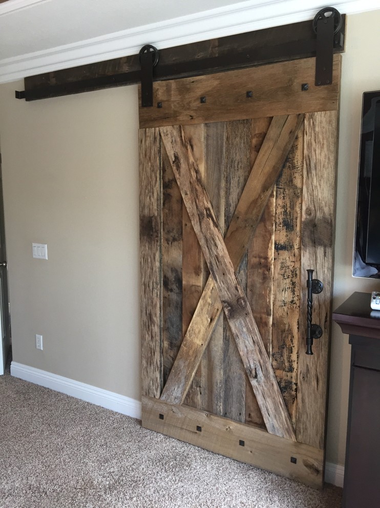 Reclaimed Barn Wood Closet doors - Rustic - Los Angeles - by Barn Doors