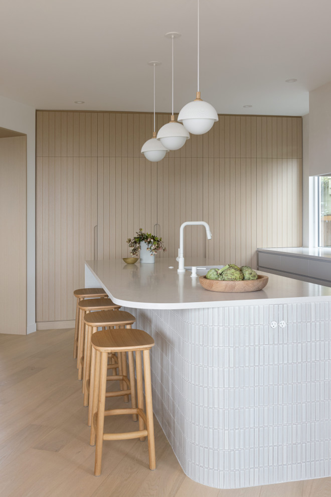 This is an example of a scandinavian kitchen in Vancouver.