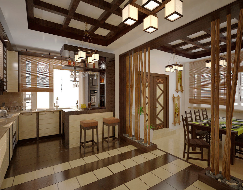 пос. "Медвежье озеро". Интерьер жилого дома