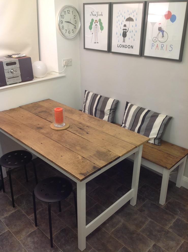 Kitchen table and bench