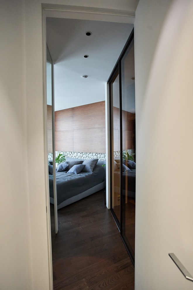 Раздвижные двери S1200 raumplus темная бронза для гардеробной