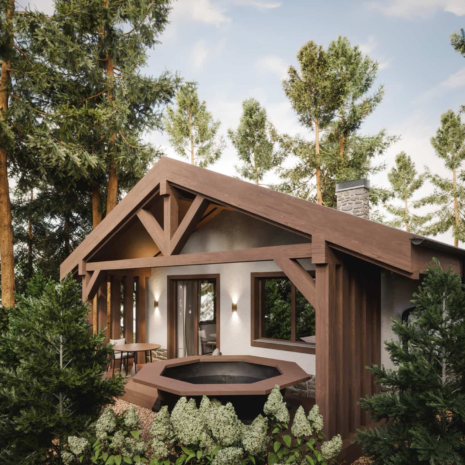 Лесные просторы