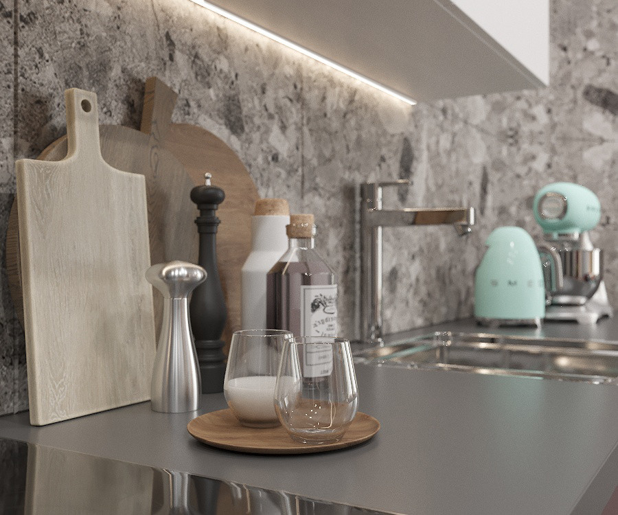 Дизайн-проект интерьера квартиры в г.Владивостоке ЖК "Алые паруса"