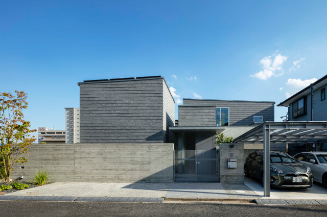 高の原の家 contemporain-facade