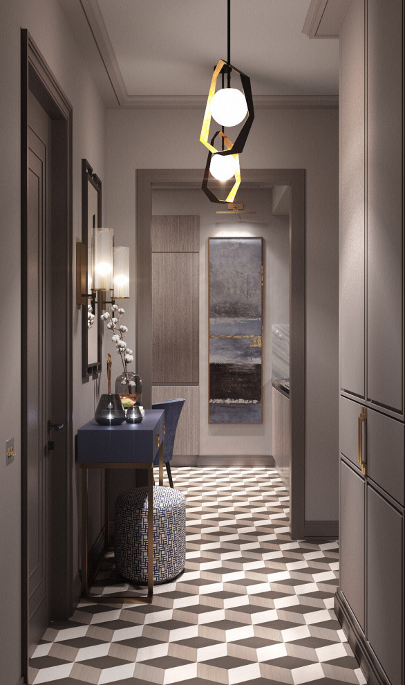 Дизайн трехкомнатной квартиры  в ЖК «Чемпион-парк»