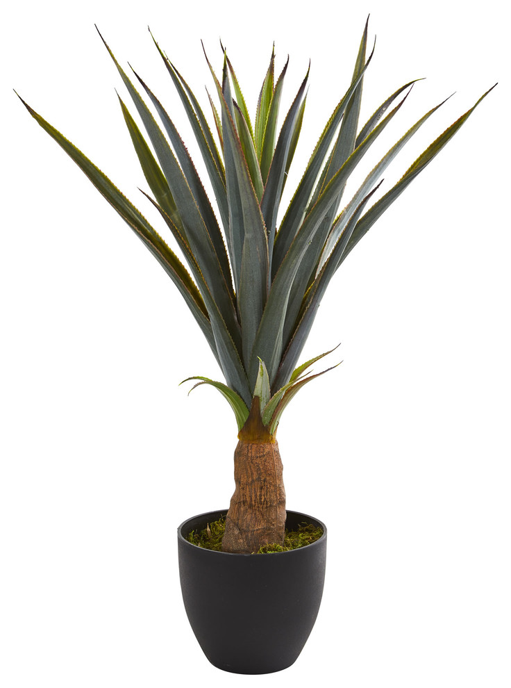 30" Agave Artificial Plant Contemporary Artificial Plants And Trees