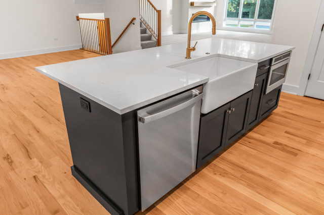 Ultra Modern Custom Remodel | Downtown Naperville, IL scandinavian-kitchen