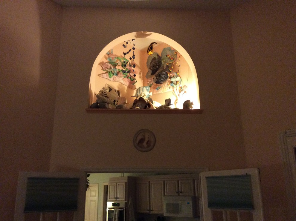 How To Decorate High Ceiling Niche Shelly Lighting