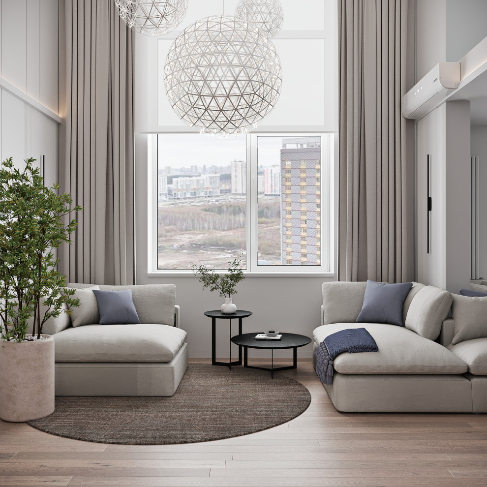 Дизайн проект двухуровневой квартиры