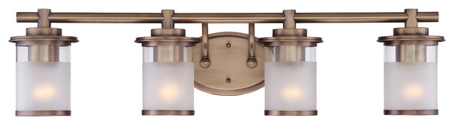 Savoy House Garnet 3 - Light Vanity In Warm Brass