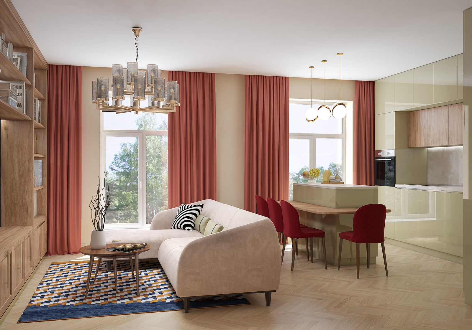 Модный интерьер в Санкт - Петербурге