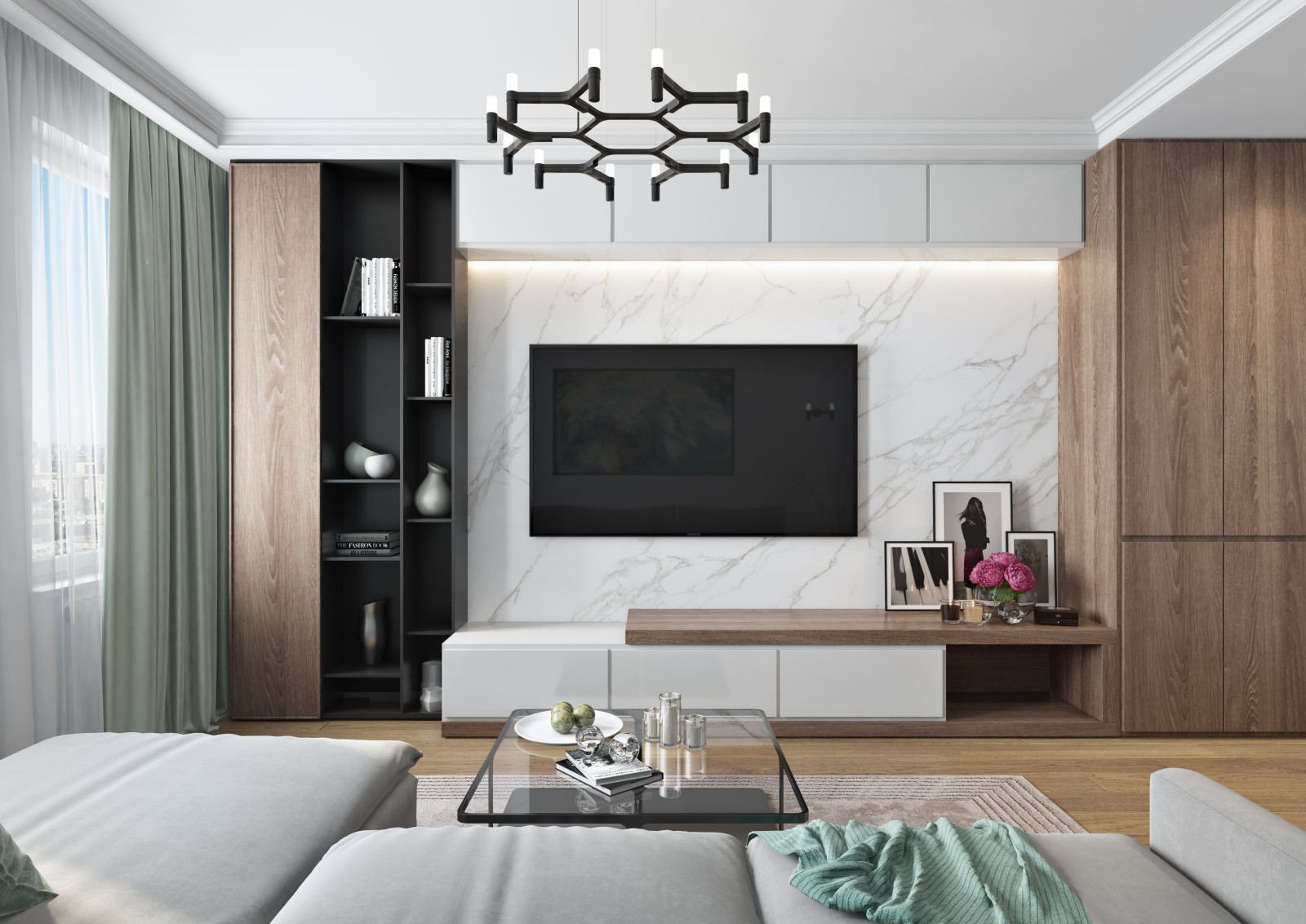 Дизайн и ремонт квартиры в ЖК «Алые Паруса» — Королевство белизны