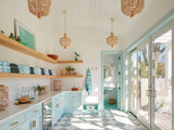 Beach Style Home Bar by Wills Design Associates