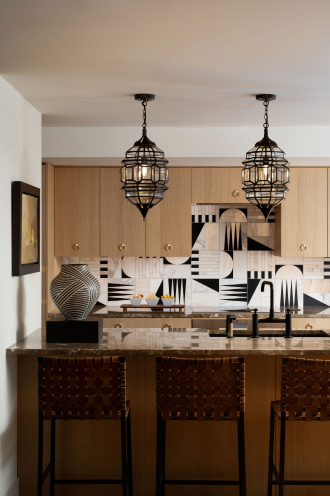 Example of a southwest home design design in Phoenix