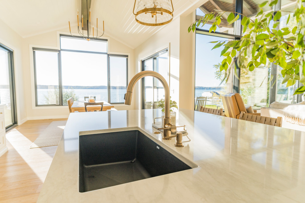 Transitional home design photo in Grand Rapids