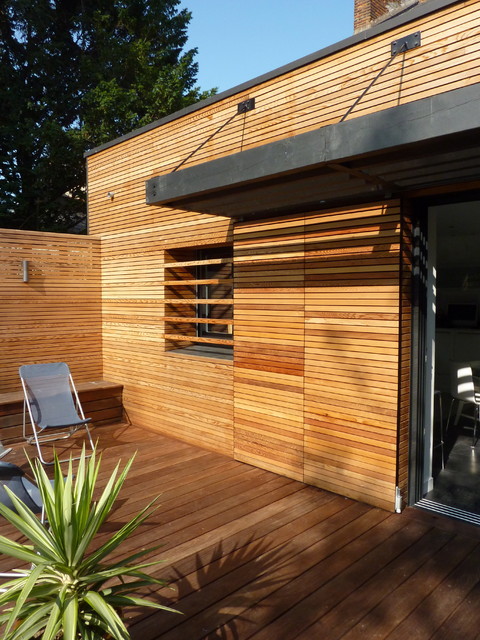 Une extension d&rsquo;architecte &agrave; Nantes modern-deck