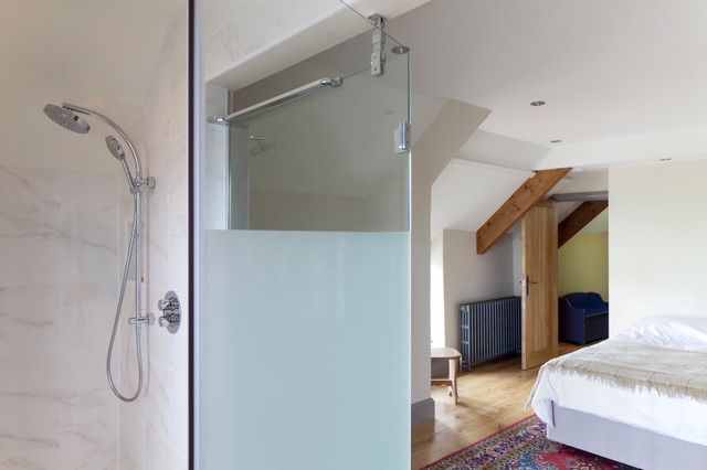Barn Conversion, Gloucestershire transitional-bedroom