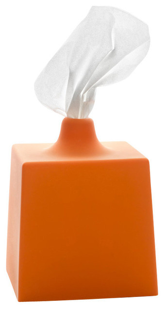 Tissue Box Cover, Orange