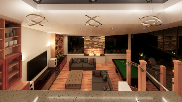 Cedar and Stone Extension, Stannington contemporary-vardagsrum