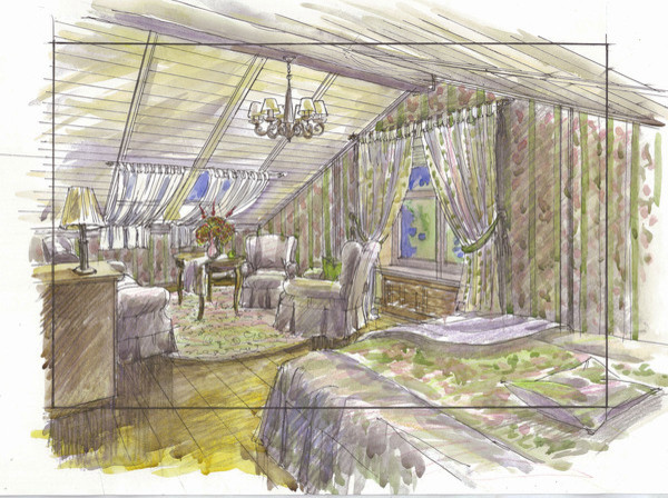 Альбом эскизов для интерьеров