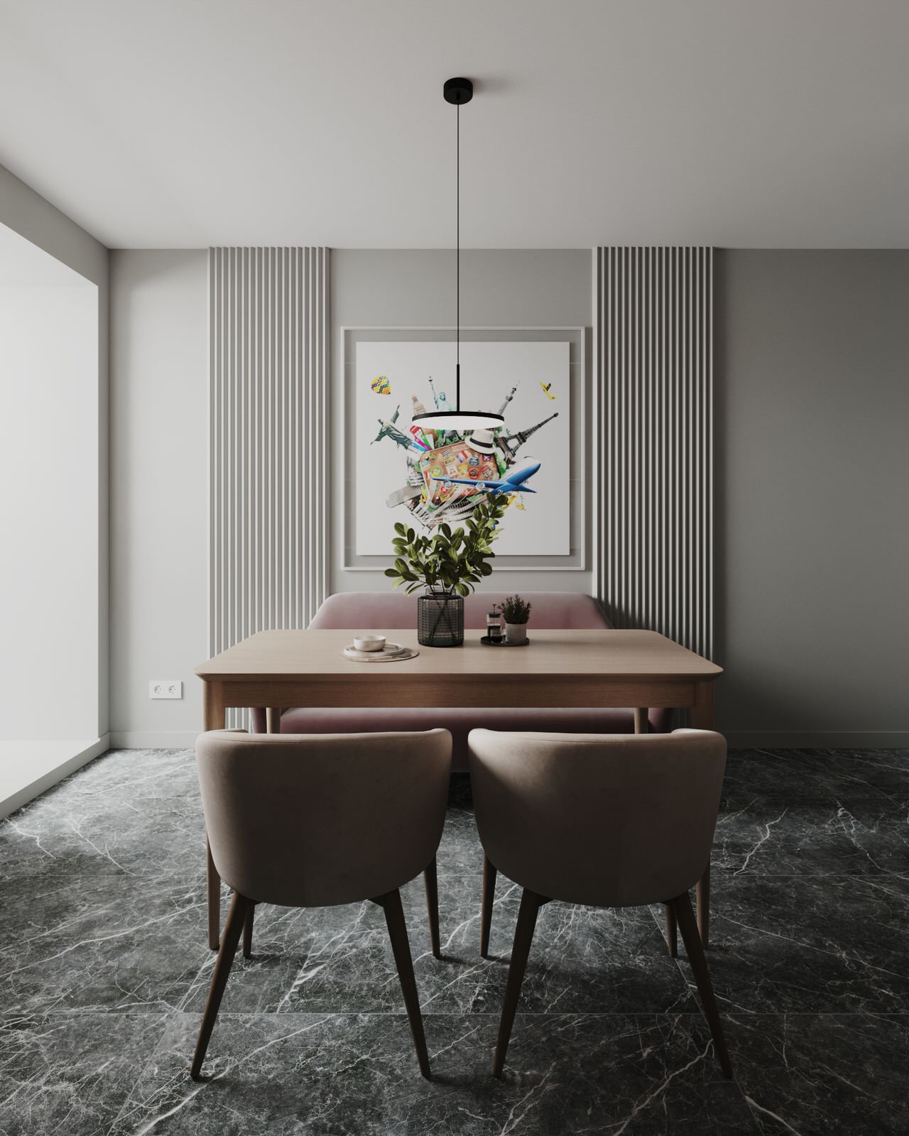 Дизайн проект квартиры 87м