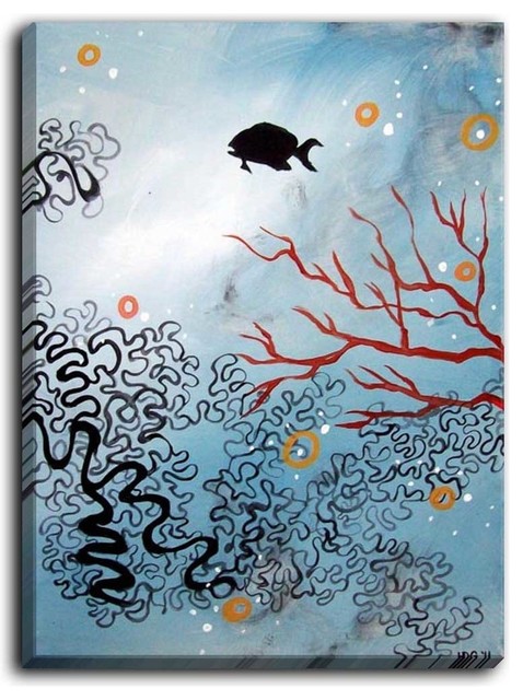 DiaNoche Canvas Wall Art by Hillary Doggart-Greer Ease On the Reef