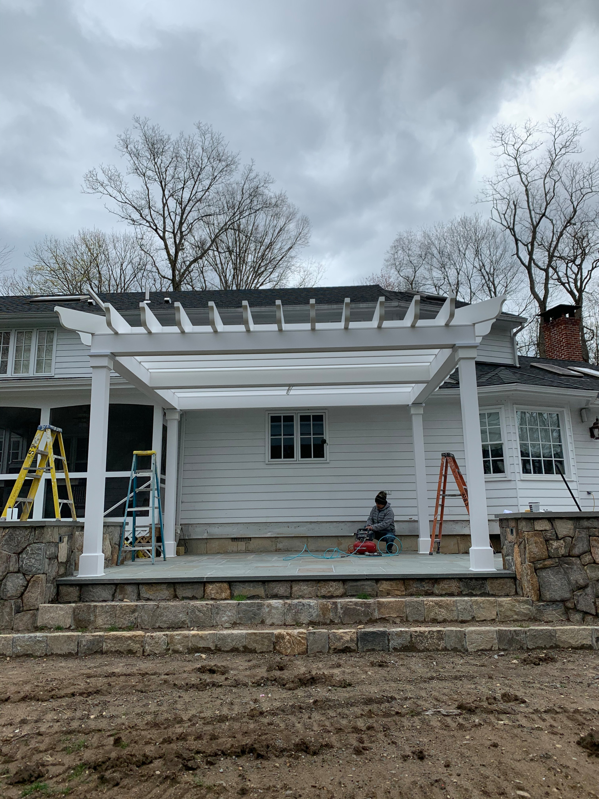 All pvc pergola