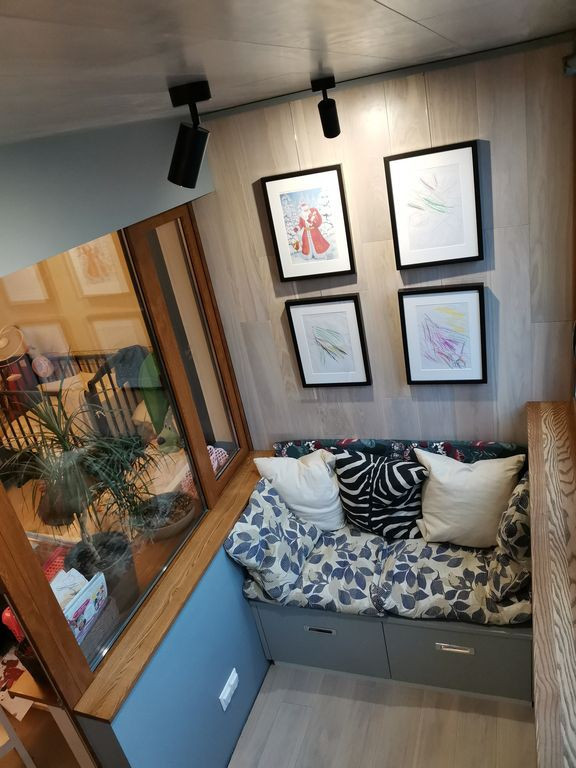 Остекление и ремонт лоджии по дизайн-проекту