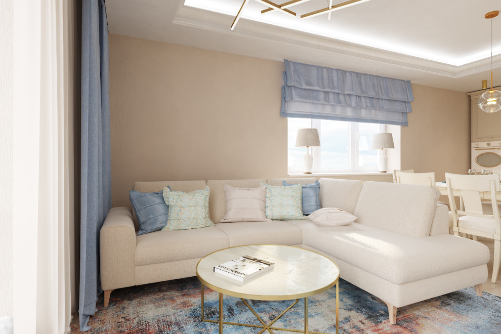 Проект квартиры "Голубая нега"