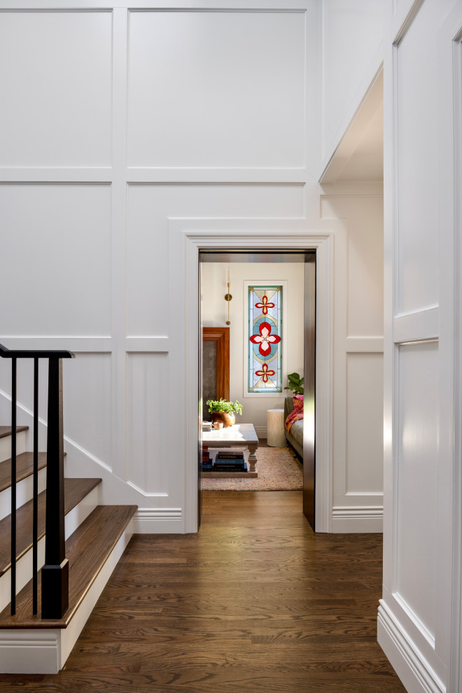 Entryway - eclectic entryway idea in Seattle