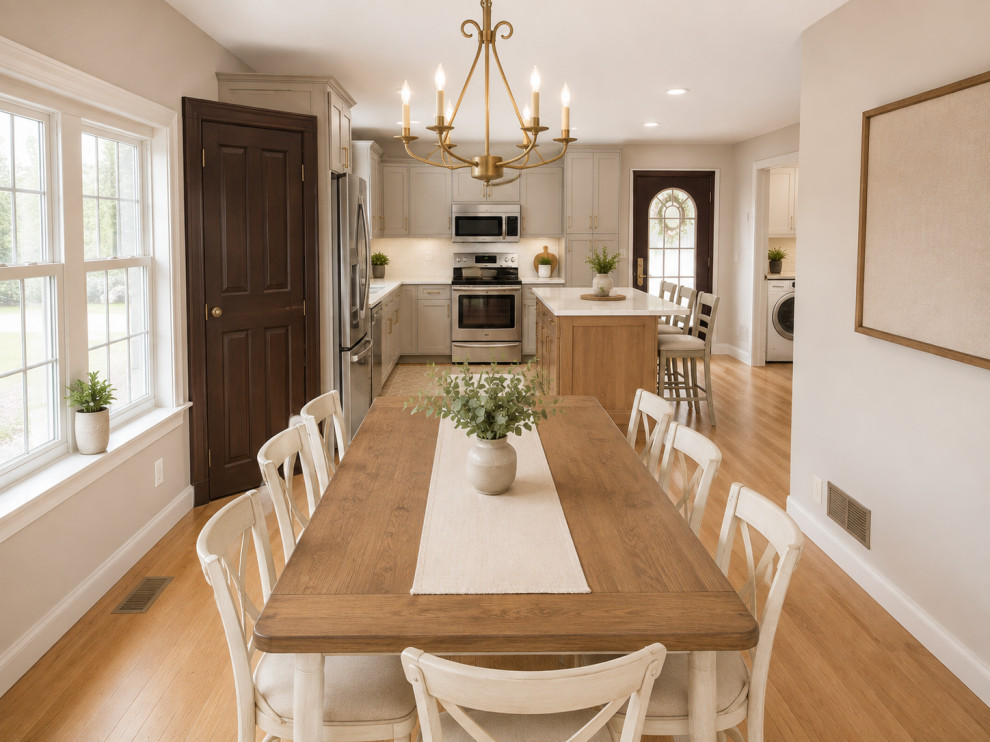 Classic Farmhouse Custom Home with Mountain Views