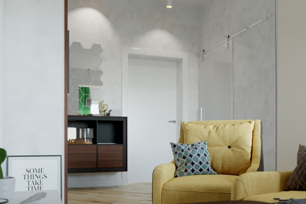 Проект отделки квартиры 44м2 в ЖК "Ривер Парк"