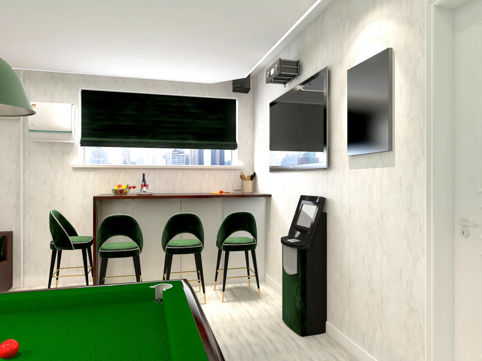 Дизайн проект коммерческого помещения с авторским надзором Сауна "Fun"