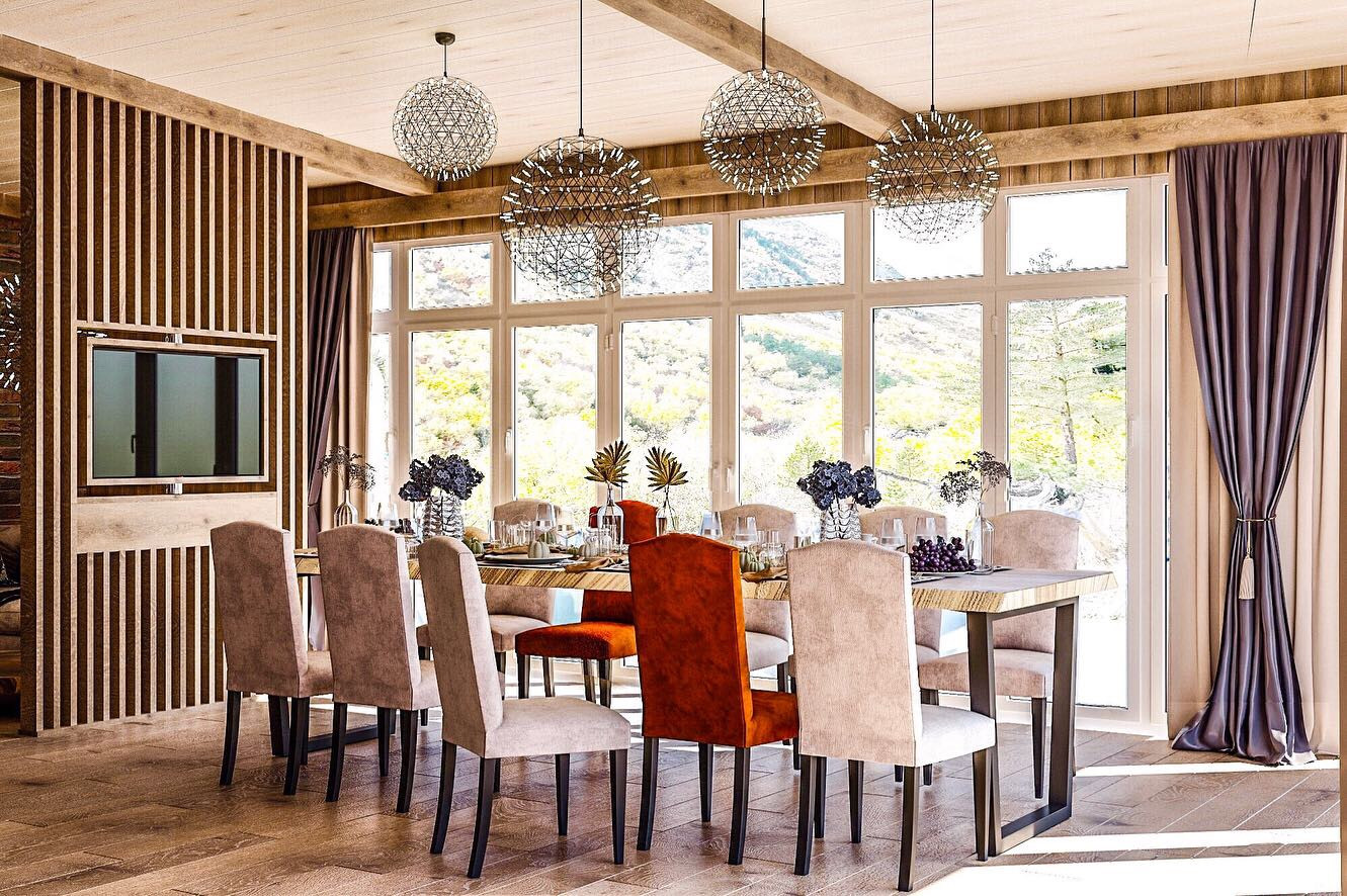 Дизайн-проект гостевого домика в горах