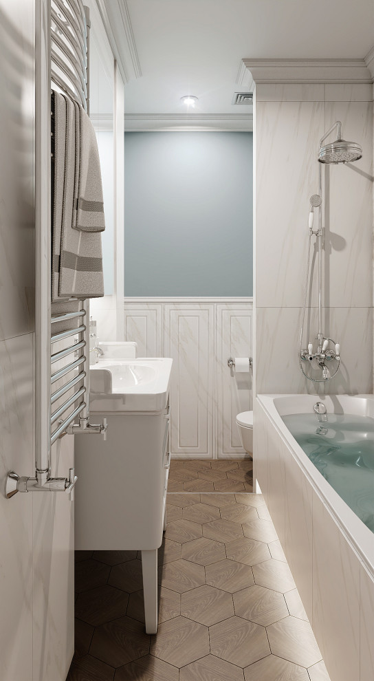 Проект квартиры в стиле современная классика